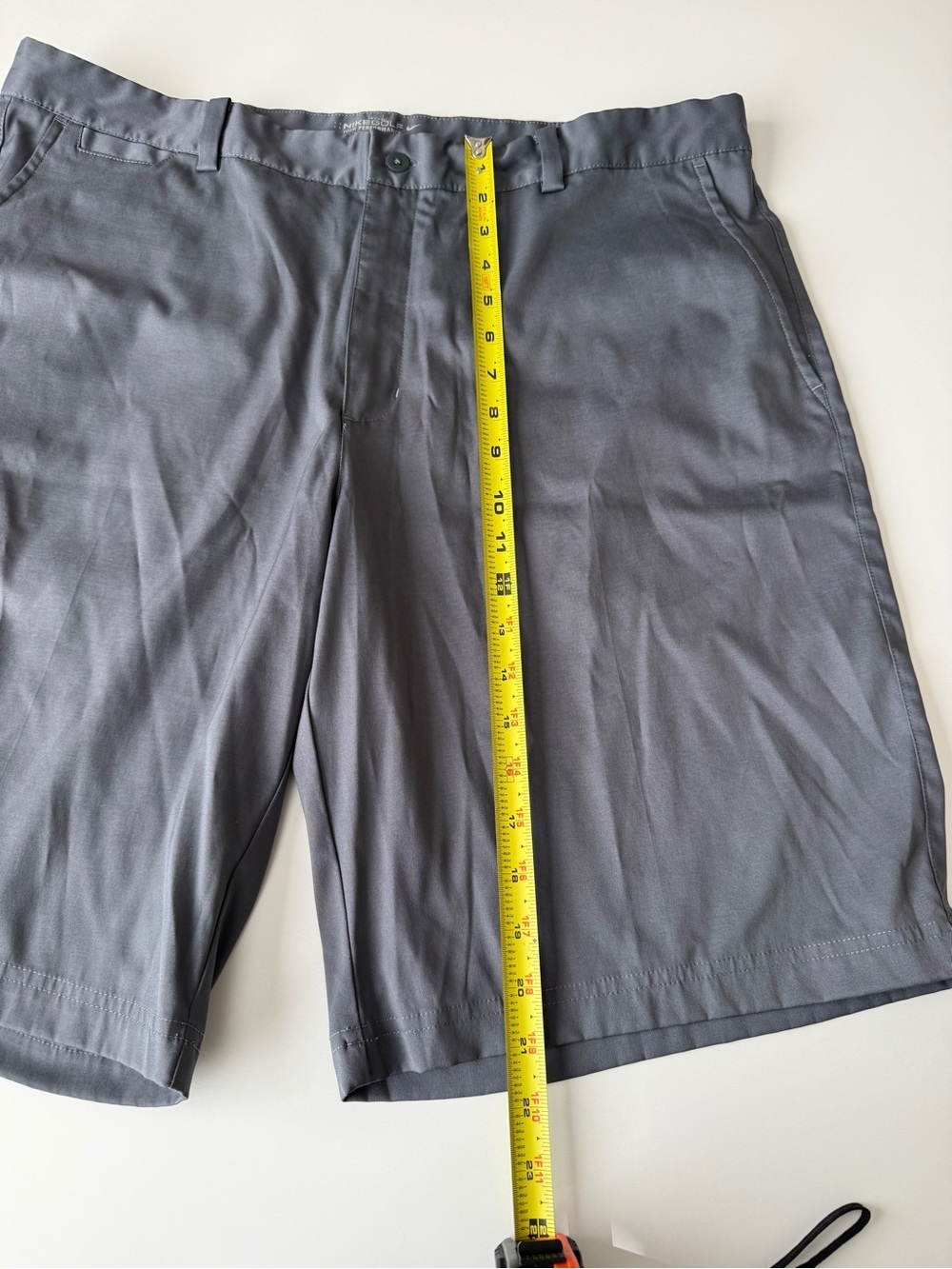 Nike Mens Gray Golf Performance Flat Front Dri-Fit Shorts - Size 38 - Picture 2 of 8